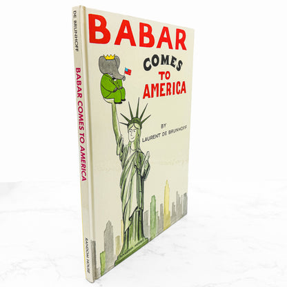 Babar Comes to America by Jean de Brunhoff [U.S. FIRST EDITION] 1965 • Random House