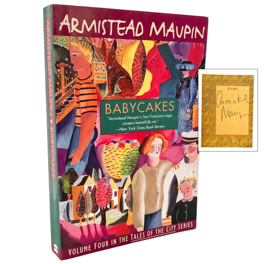 Babycakes by Armistead Maupin SIGNED! [TRADE PAPERBACK] 1994 • HarperPerennial