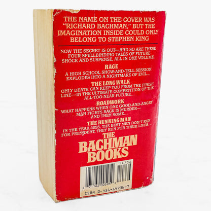 The Bachman Books: Four Early Novels by Stephen King [FIRST MASS MARKET PRINTING] 1986 • Signet