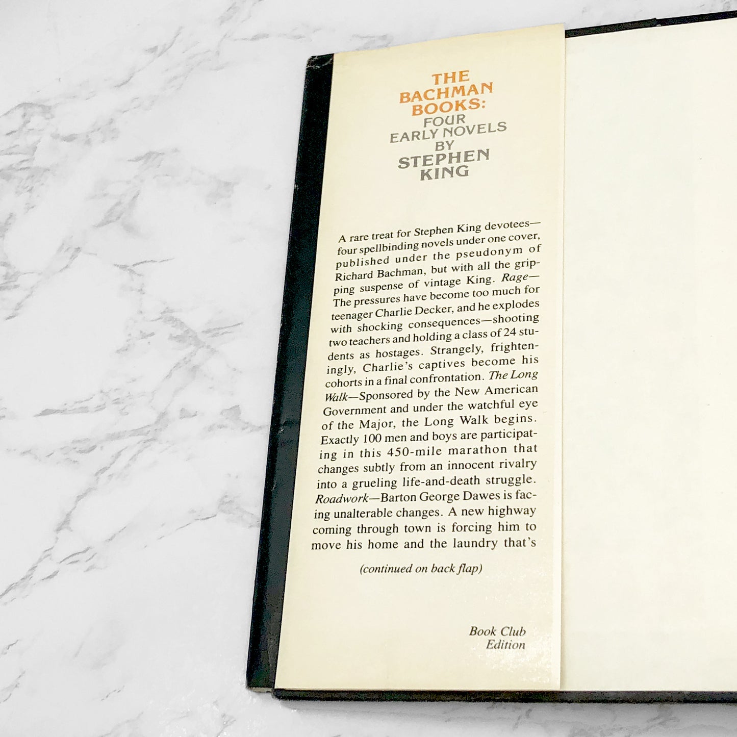 The Bachman Books: Four Early Novels by Stephen King [1985 HARDCOVER] • NAL