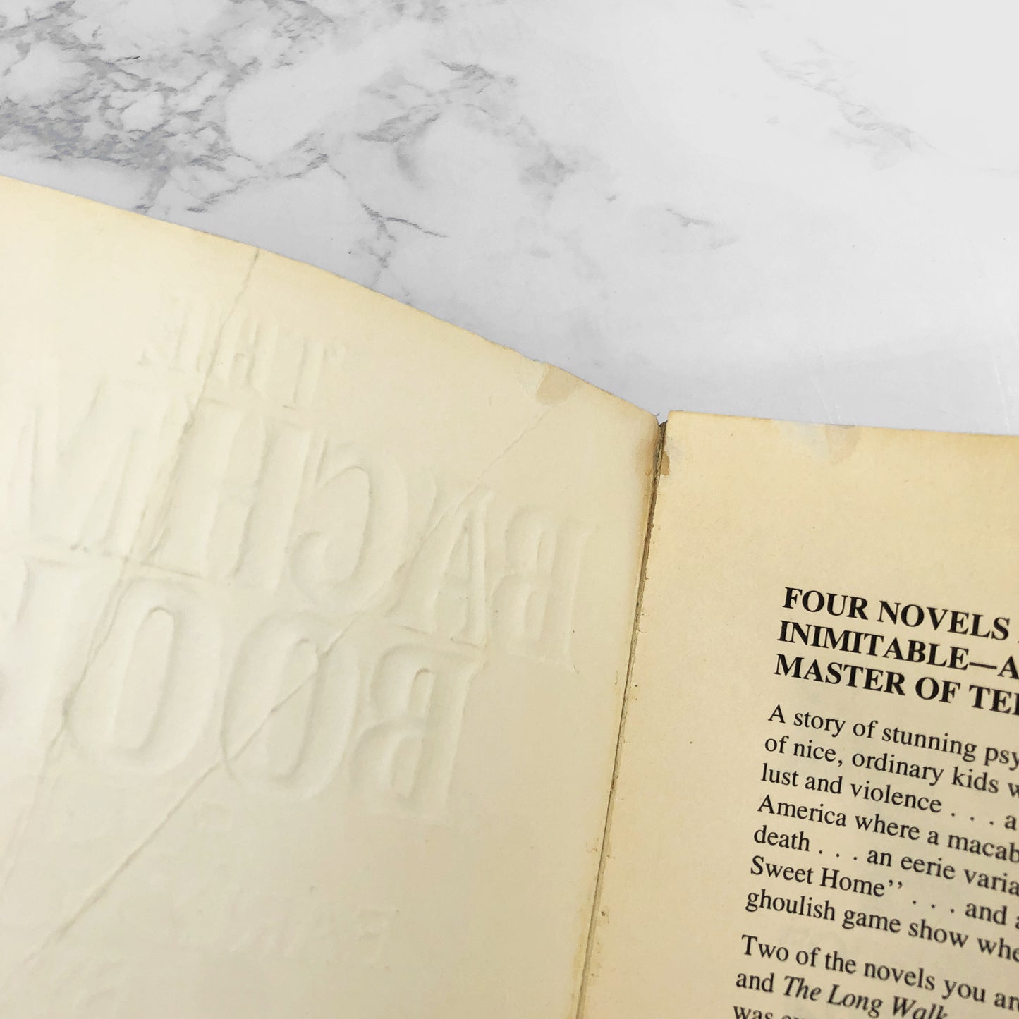 The Bachman Books: Four Early Novels by Stephen King [FIRST PAPERBACK EDITION] 1985 • Plume