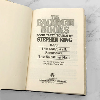 The Bachman Books: Four Early Novels by Stephen King [1985 HARDCOVER] • NAL
