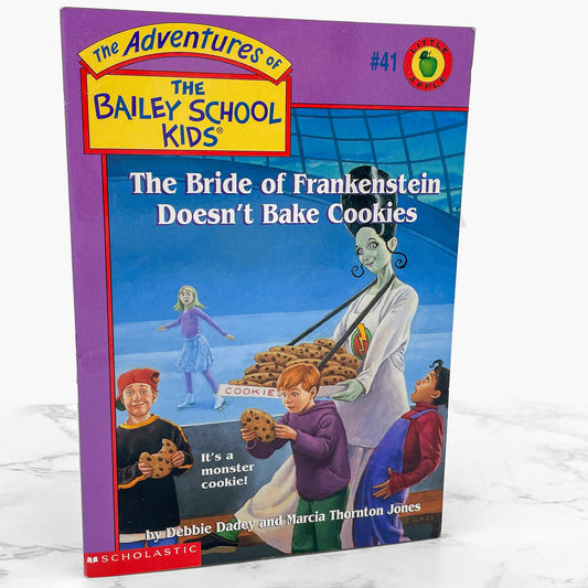 The Bride of Frankenstein Doesn't Bake Cookies by Debbie Dadey & Marcia Thornton Jones [FIRST EDITION PAPERBACK] 2000 • Bailey School Kids #41