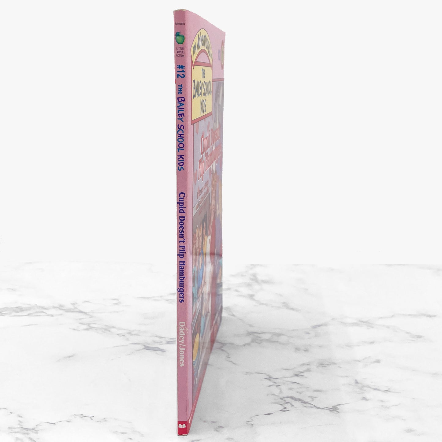 Cupid Doesn't Flip Hamburgers by Debbie Dadey & Marcia Thornton Jones [FIRST EDITION PAPERBACK] 1995 • Bailey School Kids #12