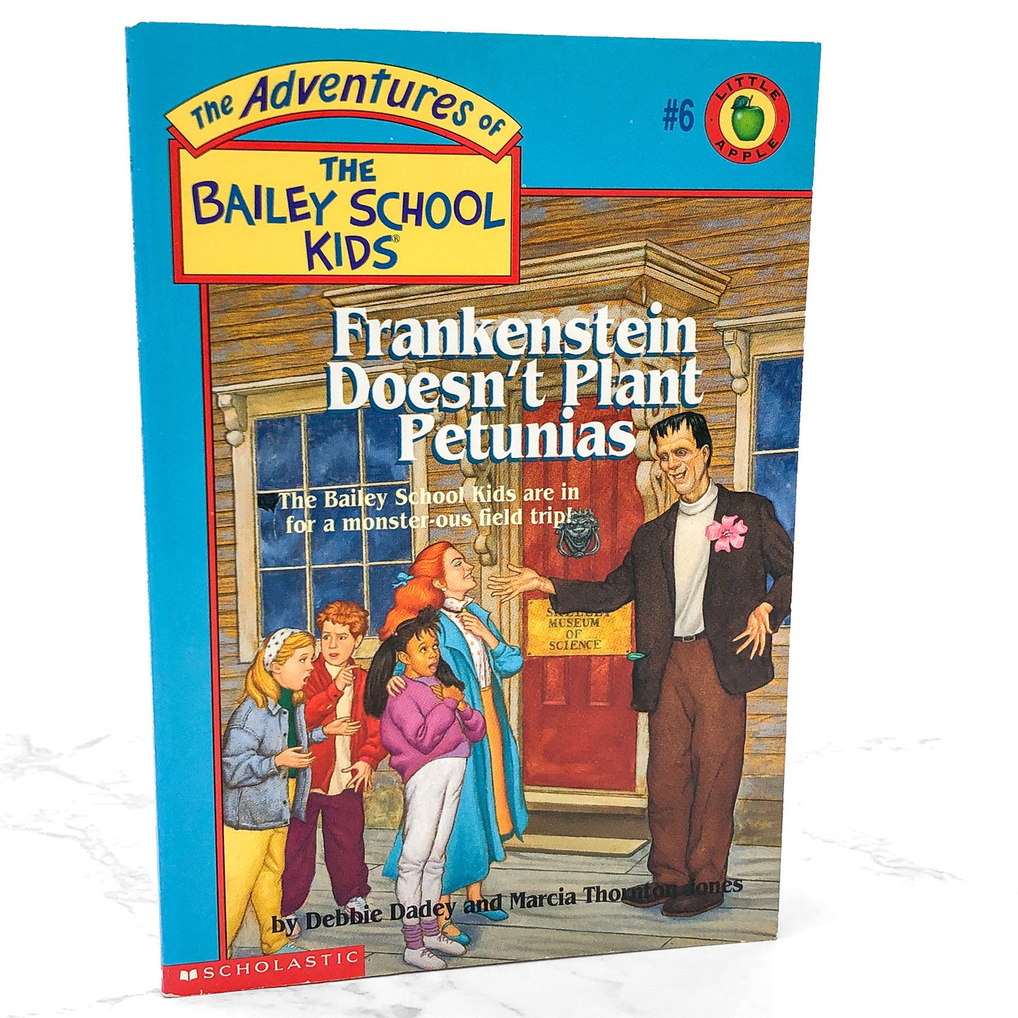 Frankenstein Doesn't Plant Petunias by Debbie Dadey & Marcia Thornton Jones [FIRST EDITION PAPERBACK] 1993 • Bailey School Kids #6