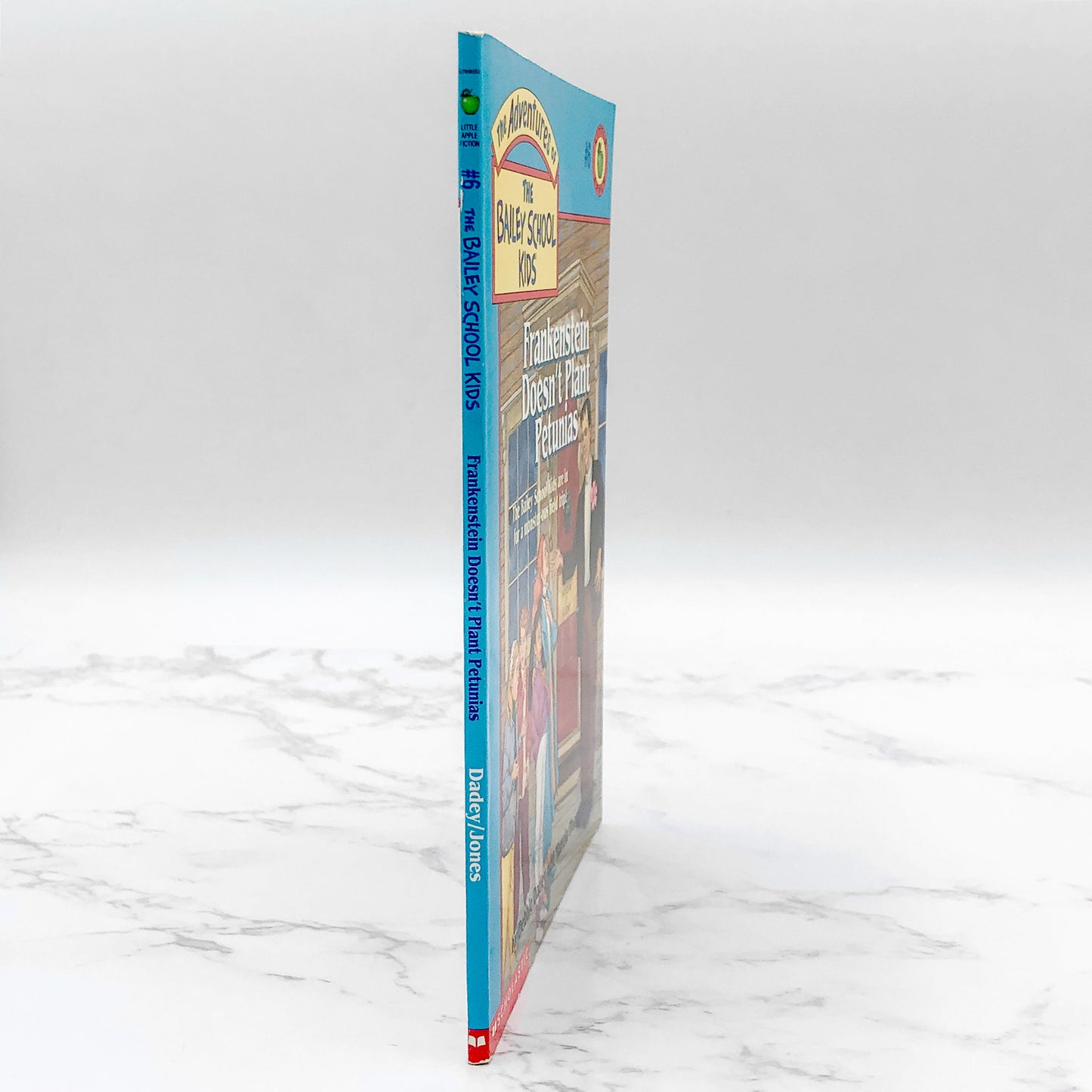 Frankenstein Doesn't Plant Petunias by Debbie Dadey & Marcia Thornton Jones [FIRST EDITION PAPERBACK] 1993 • Bailey School Kids #6