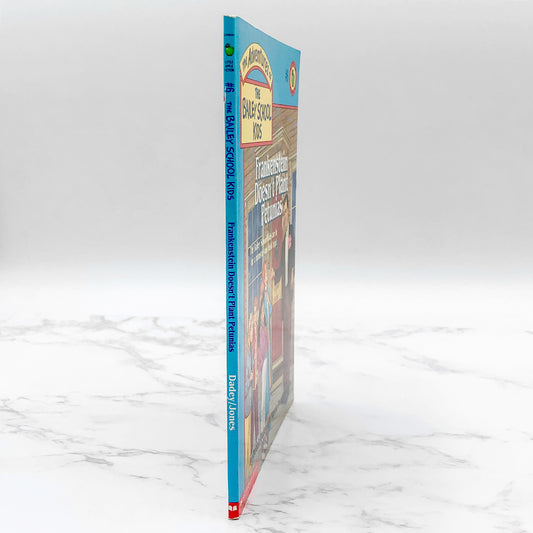 Frankenstein Doesn't Plant Petunias by Debbie Dadey & Marcia Thornton Jones [FIRST EDITION PAPERBACK] 1993 • Bailey School Kids #6