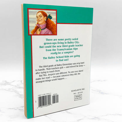 Vampires Don't Wear Polka Dots by Debbie Dadey & Marcia Thornton Jones [FIRST EDITION PAPERBACK] 1990 • Bailey School Kids #1