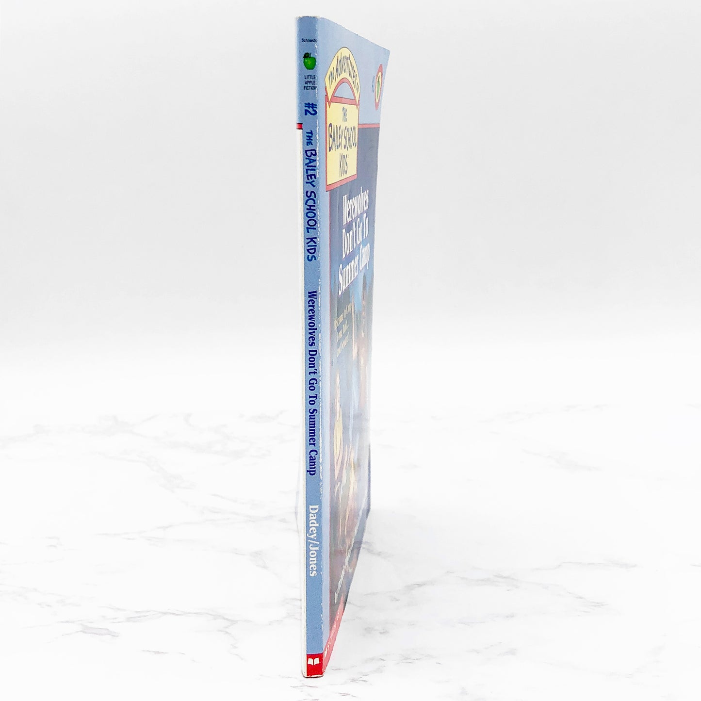 Werewolves Don't Go to Summer Camp by Debbie Dadey & Marcia Thornton Jones [FIRST EDITION PAPERBACK] 1991 • Bailey School Kids #2