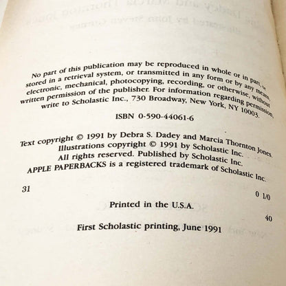 Werewolves Don't Go to Summer Camp by Debbie Dadey & Marcia Thornton Jones [FIRST EDITION PAPERBACK] 1991 • Bailey School Kids #2