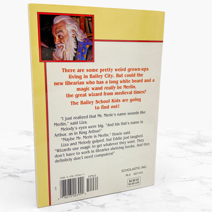 Wizards Don't Need Computers by Debbie Dadey & Marcia Thornton Jones [FIRST EDITION PAPERBACK] 1996 • Bailey School Kids #20