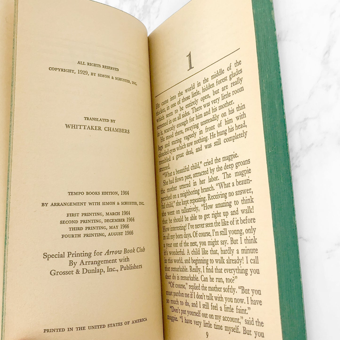 Bambi by Felix Salten [1966 PAPERBACK]