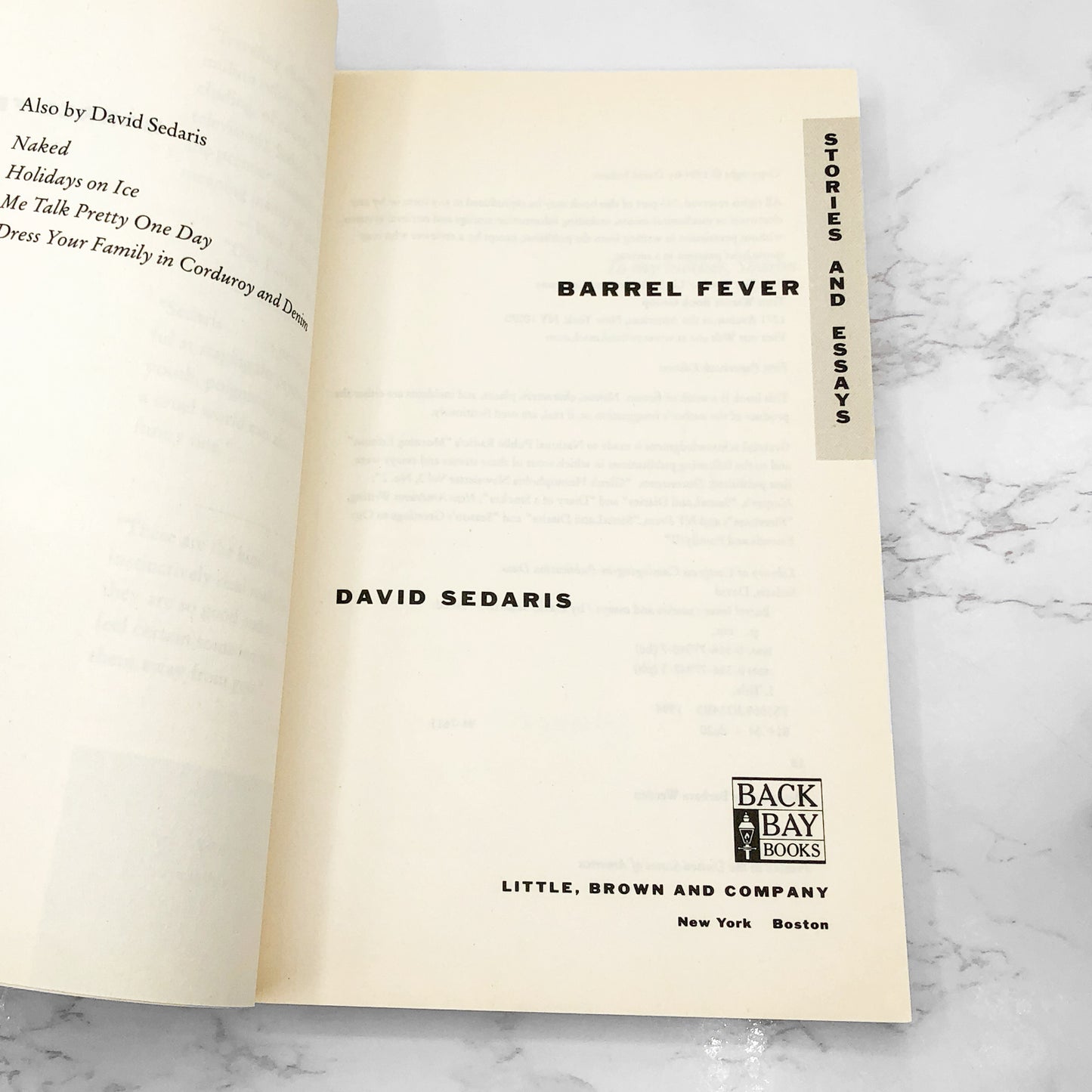 Barrel Fever by David Sedaris [FIRST EDITION PAPERBACK] 1994