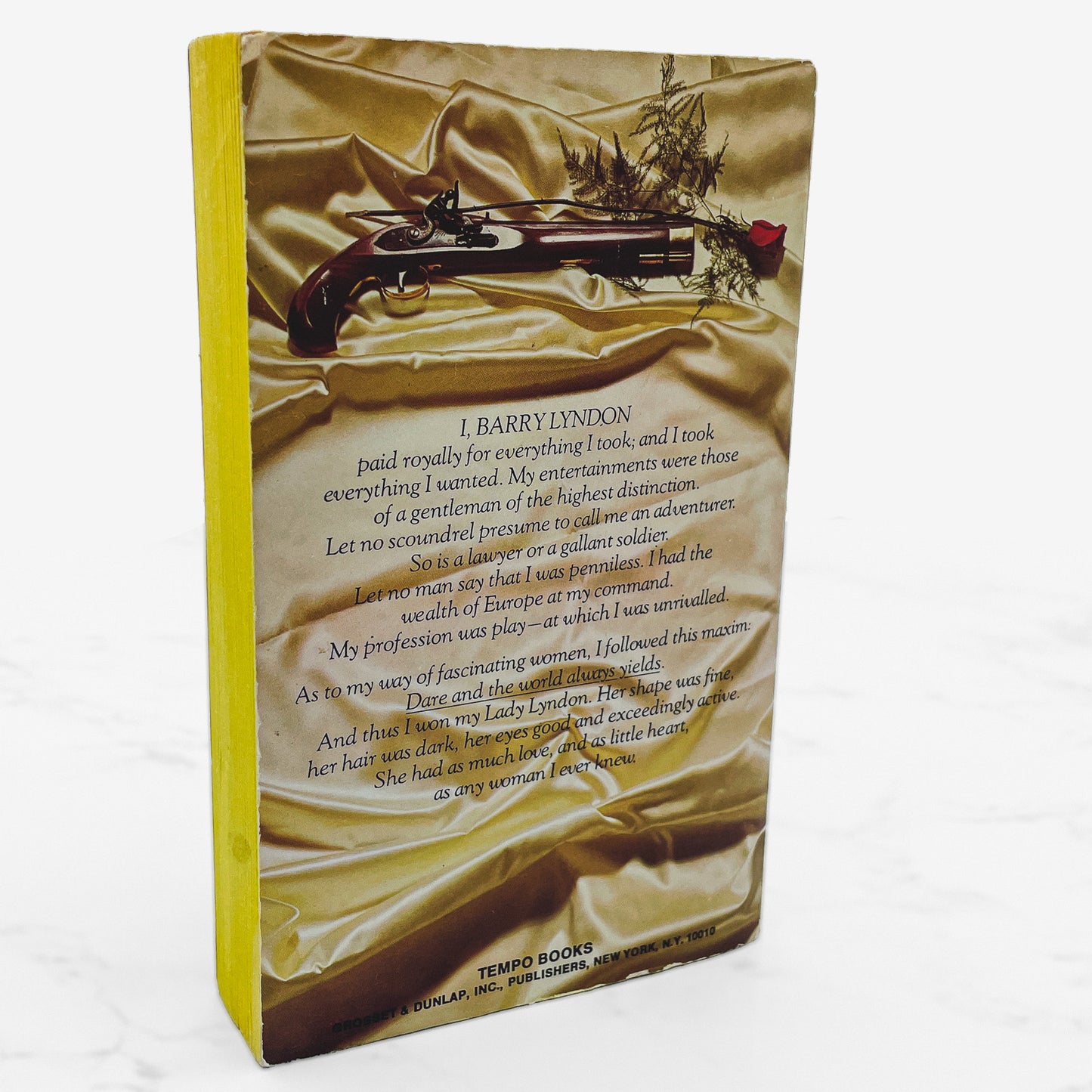 Barry Lyndon by William M. Thackeray [MOVIE TIE-IN PAPERBACK] 1975 • Tempo Books