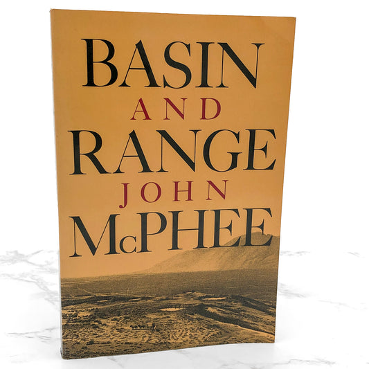 Basin and Range by John McPhee [FIRST PAPERBACK EDITION] 1987 • Farrar Straus Giroux