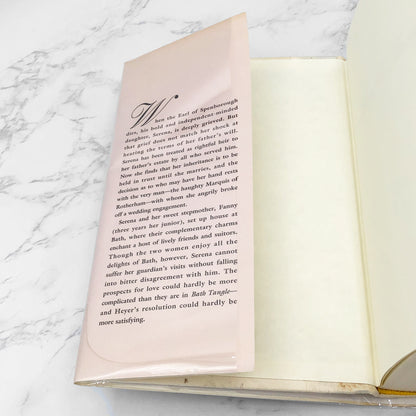 Bath Tangle by Georgette Heyer [HARDCOVER RE-ISSUE] 1992 • BOMC