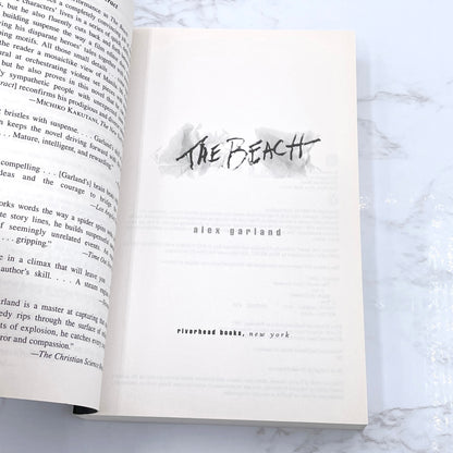 The Beach by Alex Garland [TRADE PAPERBACK RE-PRINT] 1998 • Riverhead Books