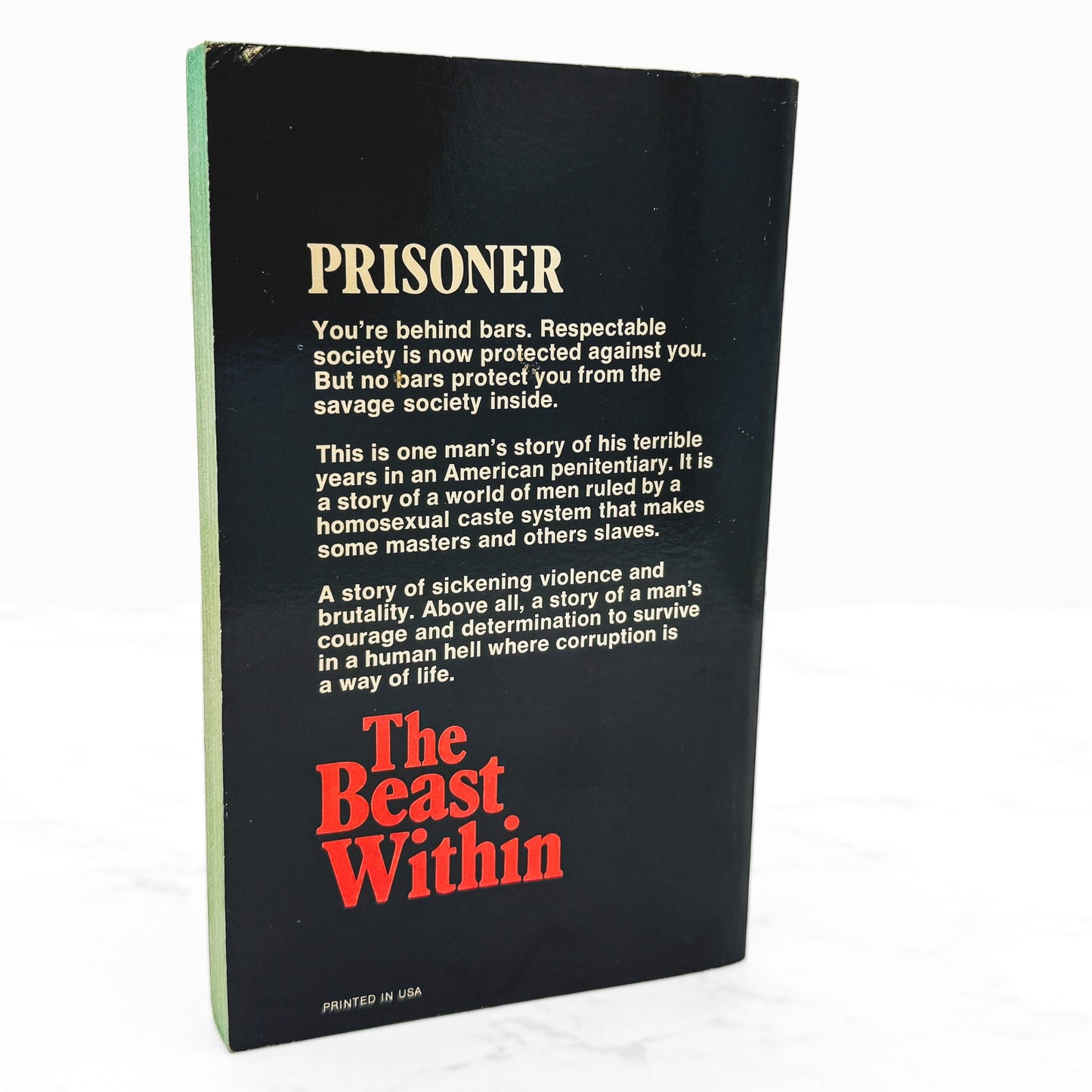 The Beast Within by Joe Contini [FIRST EDITION PAPERBACK] 1971 • Dell