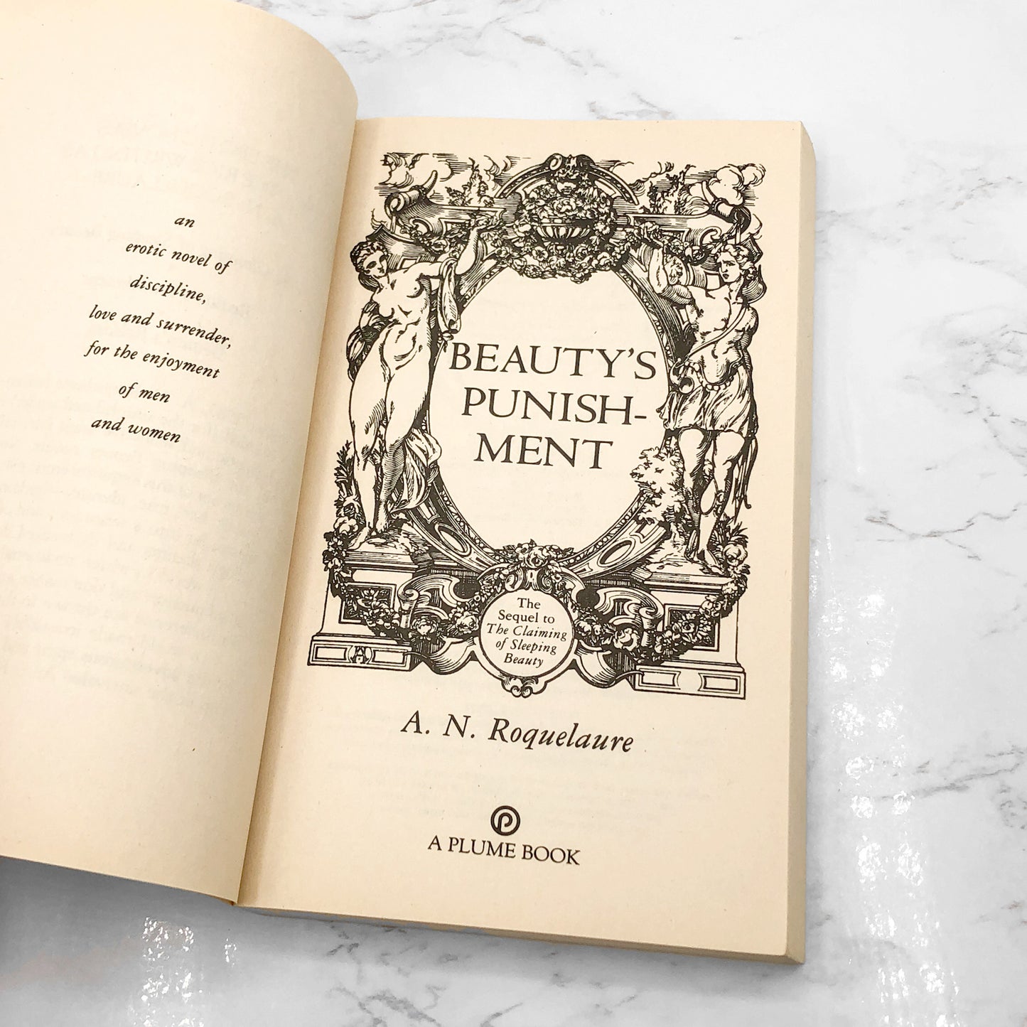 Beauty's Punishment by A.N. Roquelaure aka Anne Rice [TRADE PAPERBACK] 1999 • Plume • Sleeping Beauty #2