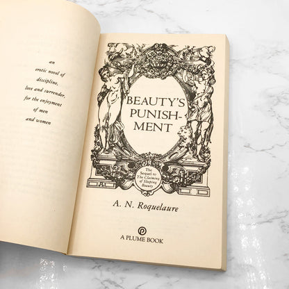 Beauty's Punishment by A.N. Roquelaure aka Anne Rice [TRADE PAPERBACK] 1999 • Plume • Sleeping Beauty #2