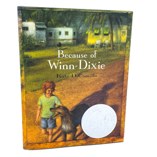 Because of Winn-Dixie by Kate DiCamillo SIGNED! [FIRST EDITION] 2000 • Candlewick Press