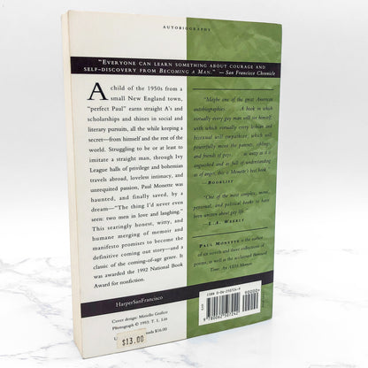 Becoming a Man: Half a Life Story by Paul Monette [FIRST PAPERBACK EDITION] 1992 • Harper Collins