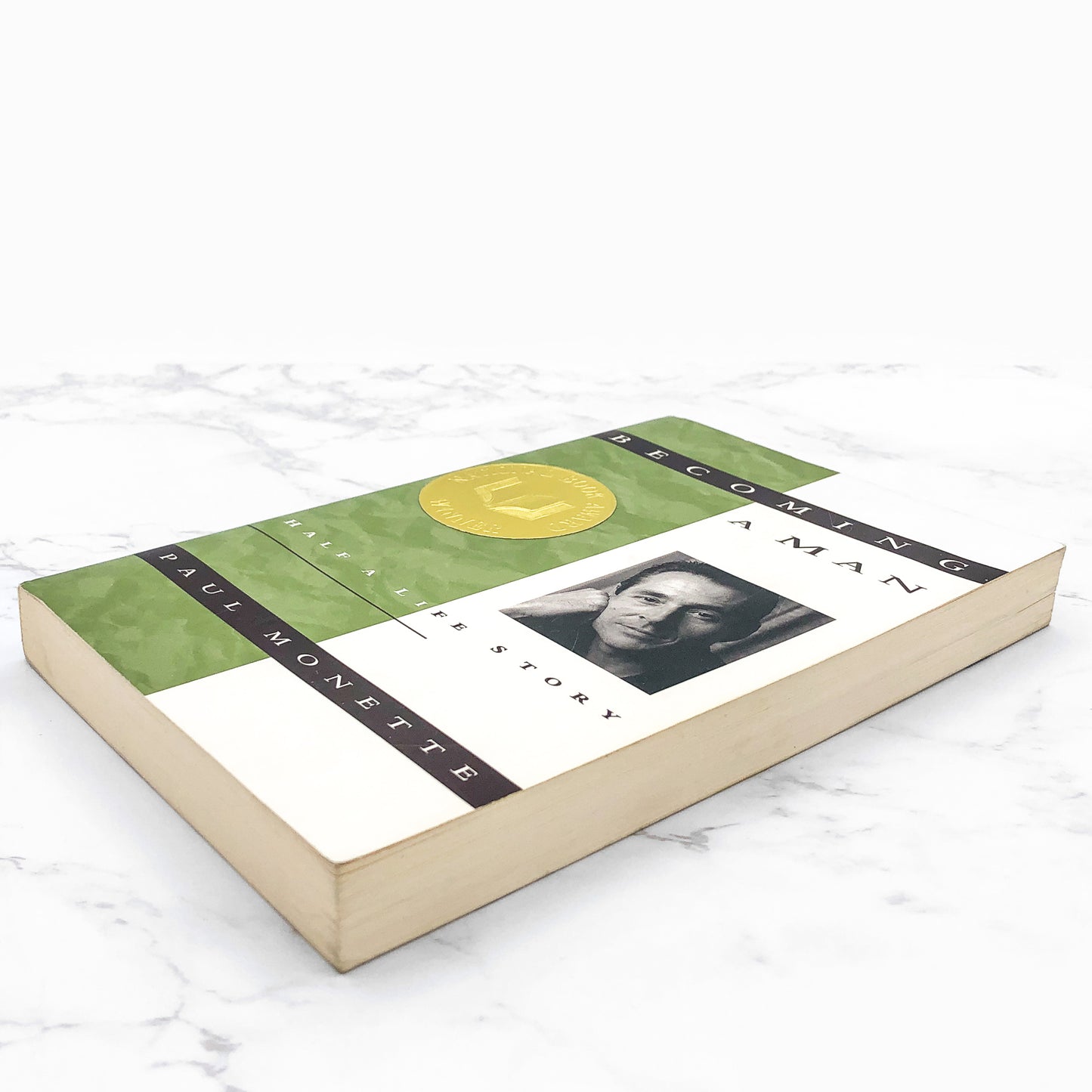 Becoming a Man: Half a Life Story by Paul Monette [FIRST PAPERBACK EDITION] 1992 • Harper Collins