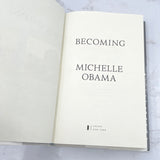 Becoming by Michelle Obama SIGNED! [FIRST EDITION] 2018 • Crown