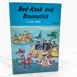 Bedknob and Broomstick by Mary Norton [TRADE PAPERBACK] 1972 • Scholastic • Movie Tie-in