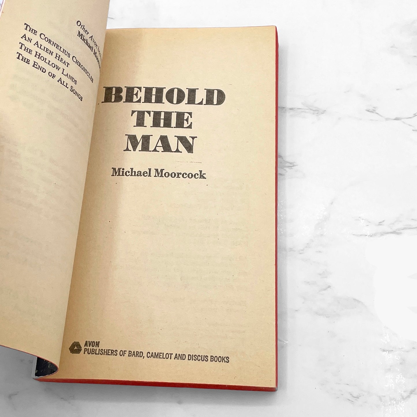 Behold the Man by Michael Moorcock [FIRST PAPERBACK EDITION] 1970 • Avon