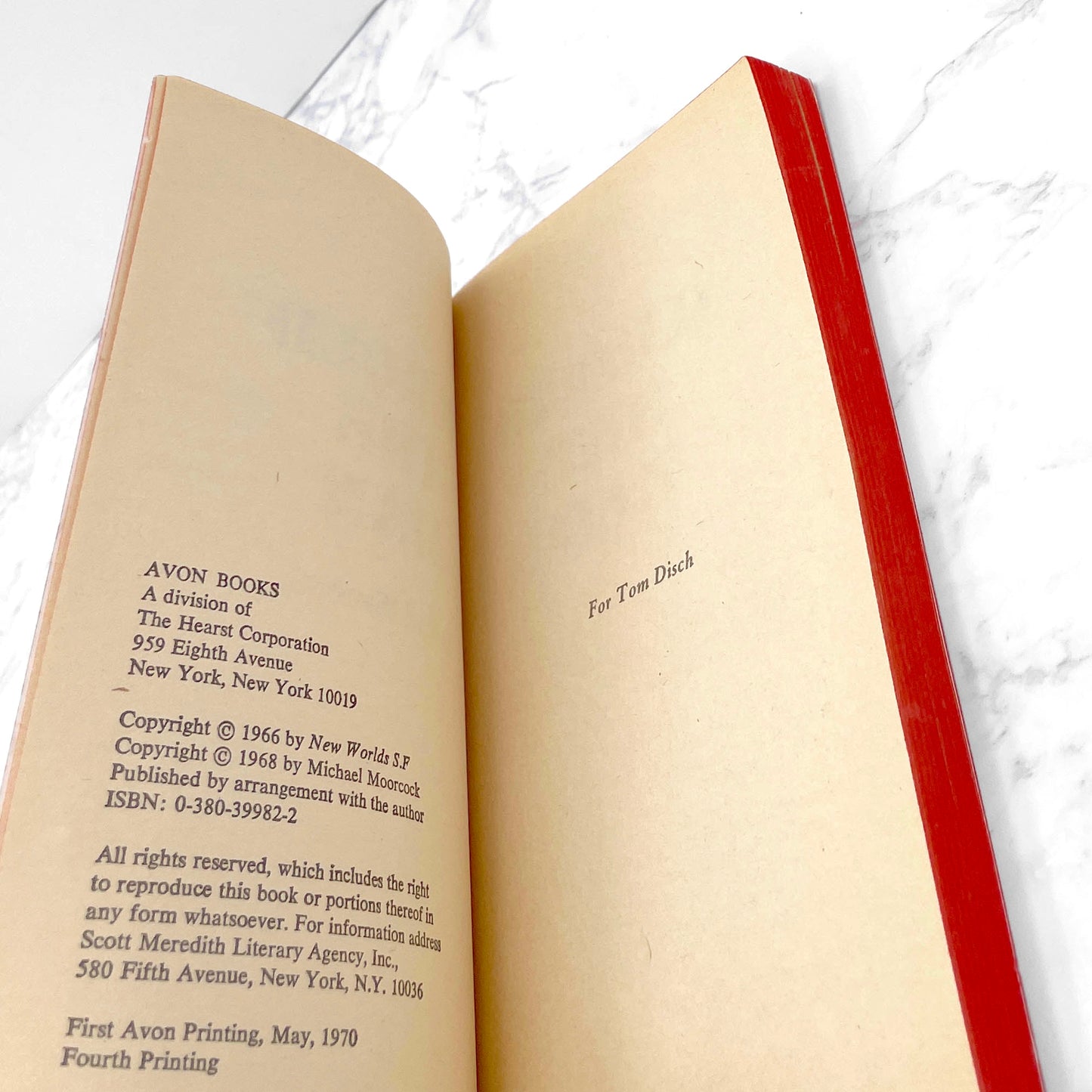 Behold the Man by Michael Moorcock [FIRST PAPERBACK EDITION] 1970 • Avon