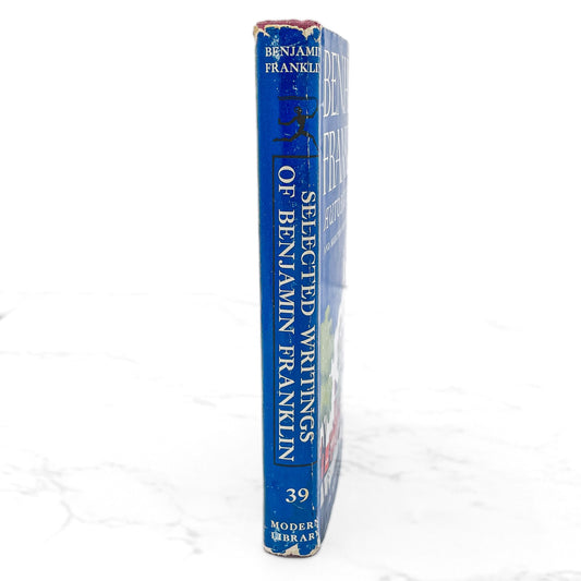 The Autobiography of Benjamin Franklin & Selected Writings [1950 HARDCOVER] • The Modern Library