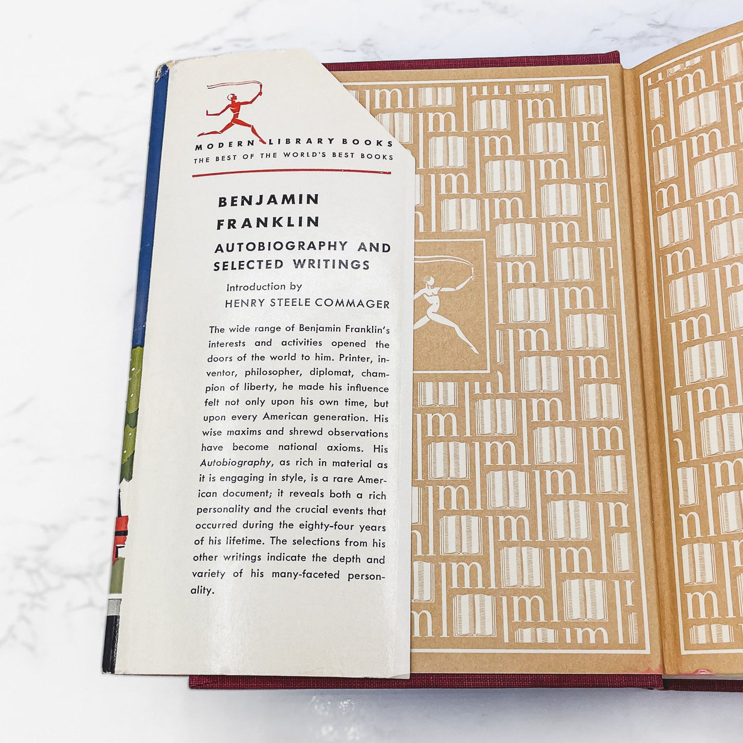 The Autobiography of Benjamin Franklin & Selected Writings [1950 HARDCOVER] • The Modern Library