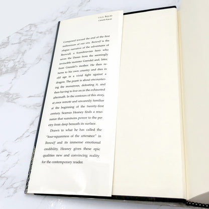 BEOWULF a new verse translation by Seamus Heaney [FIRST BILINGUAL EDITION] 2000 • Farrar Straus & Giroux