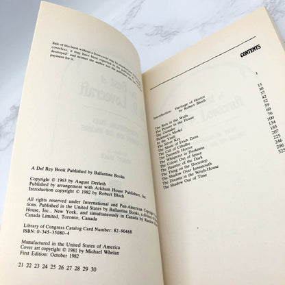 The Best of H.P. Lovecraft: Bloodcurdling Tales of Horror & the Macabre [TRADE PAPERBACK] 1982 • Del-Rey