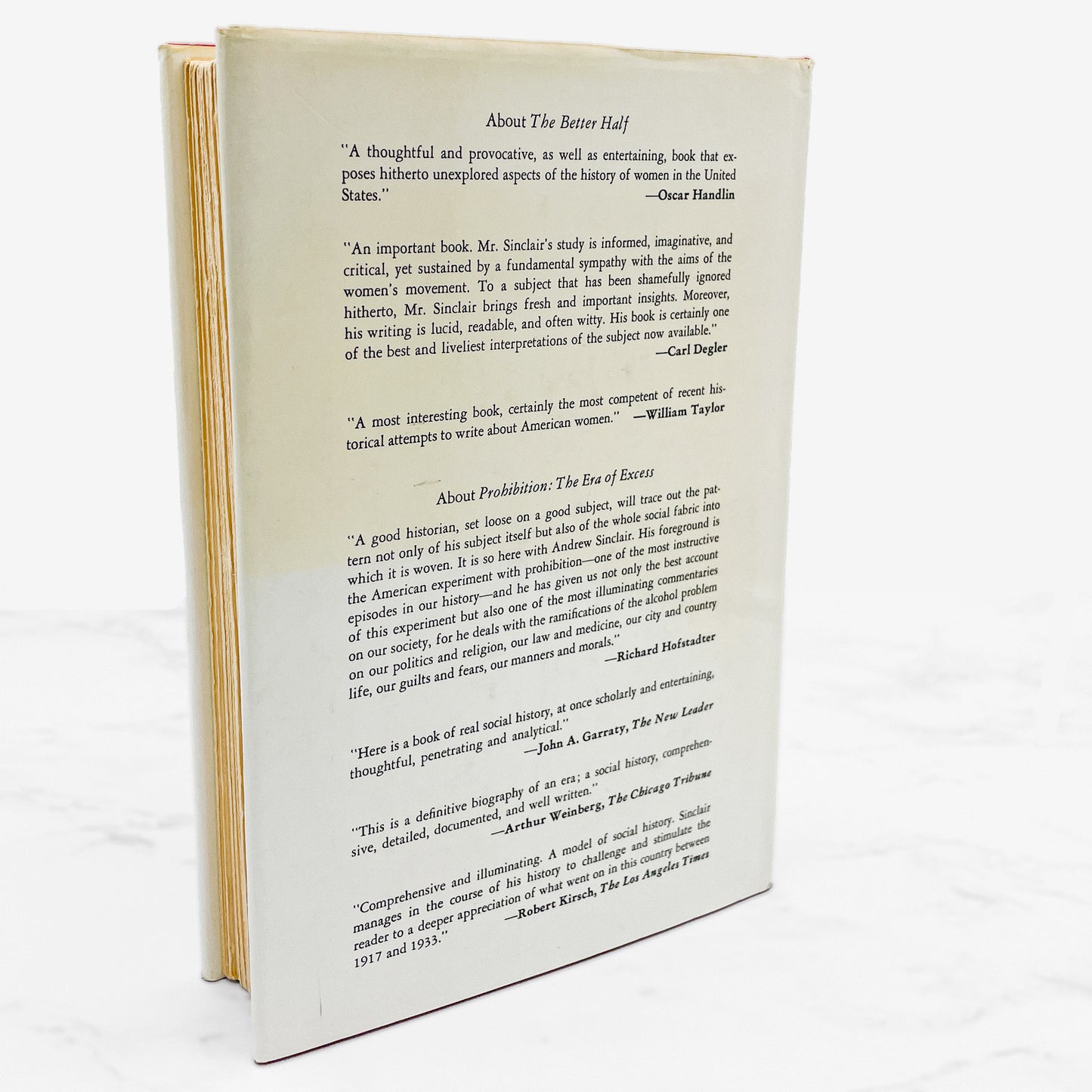 The Better Half: The Emancipation of the American Woman by Andrew Sinclair [FIRST EDITION] 1965