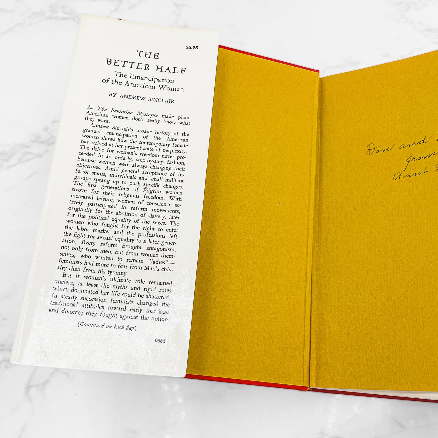 The Better Half: The Emancipation of the American Woman by Andrew Sinclair [FIRST EDITION] 1965