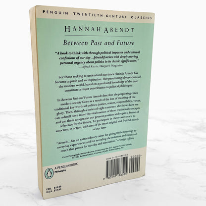 Between Past and Future by Hannah Arendt [TRADE PAPERBACK] 1993 • Penguin
