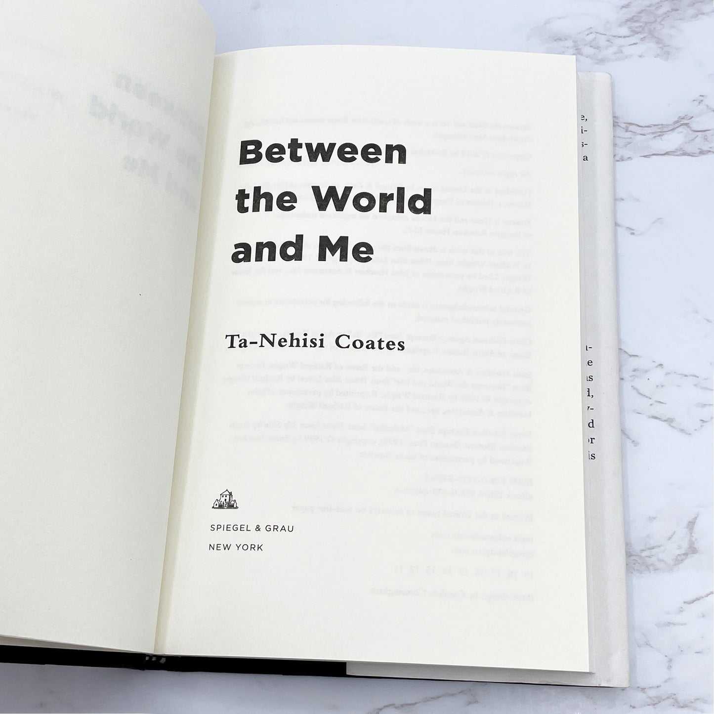 Between the World and Me by Ta-Nehisi Coates [FIRST EDITION] 2015 • Spiegel & Grau