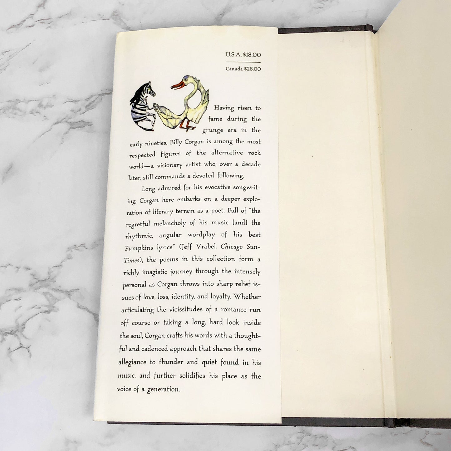 Blinking with Fists: Poems by Billy Corgan [FIRST EDITION] 2004 • Faber & Faber