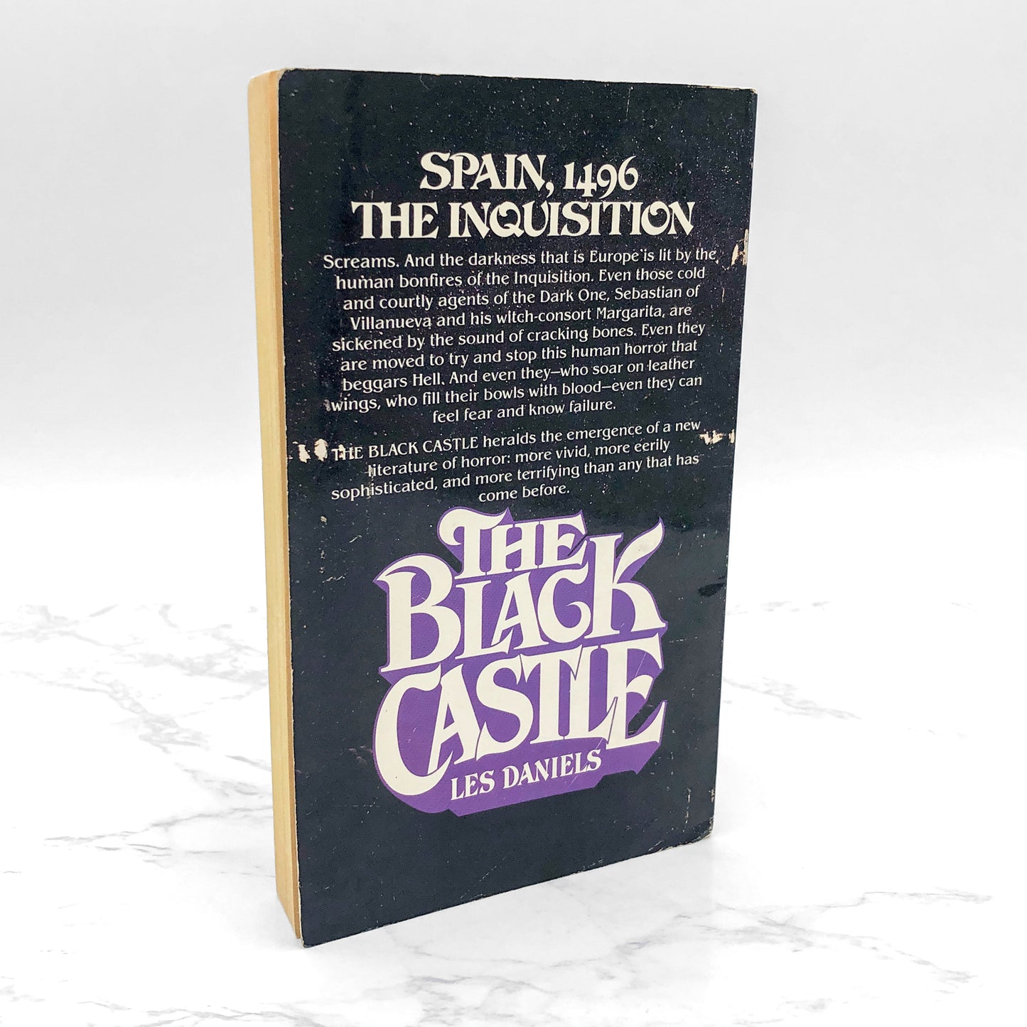 The Black Castle by Les Daniels [FIRST PAPERBACK PRINTING] 1979 • Berkley Horror