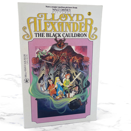 The Black Cauldron by Lloyd Alexander [MOVIE TIE-IN PAPERBACK] 1985 • Dell
