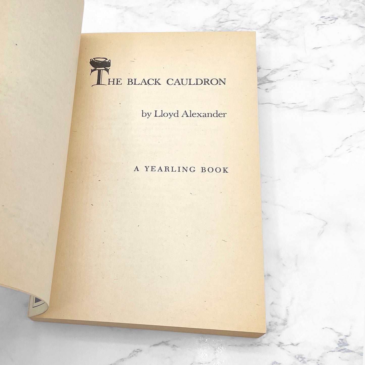 The Black Cauldron by Lloyd Alexander [TRADE PAPERBACK] 1981 • Dell-Yearling