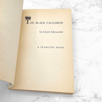 The Black Cauldron by Lloyd Alexander [TRADE PAPERBACK] 1981 • Dell-Yearling