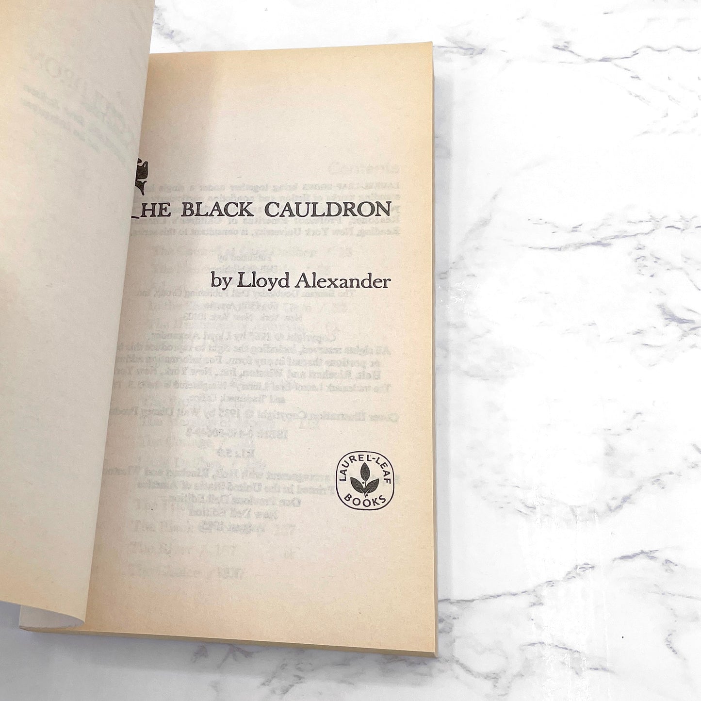 The Black Cauldron by Lloyd Alexander [MOVIE TIE-IN PAPERBACK] 1985 • Dell