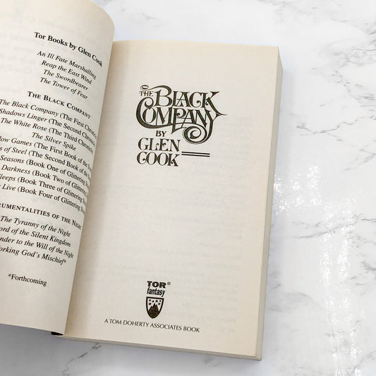 The Black Company by Glen Cook [2007 PAPERBACK] • TOR Fantasy