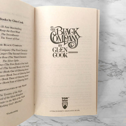 The Black Company by Glen Cook [2007 PAPERBACK] • TOR Fantasy