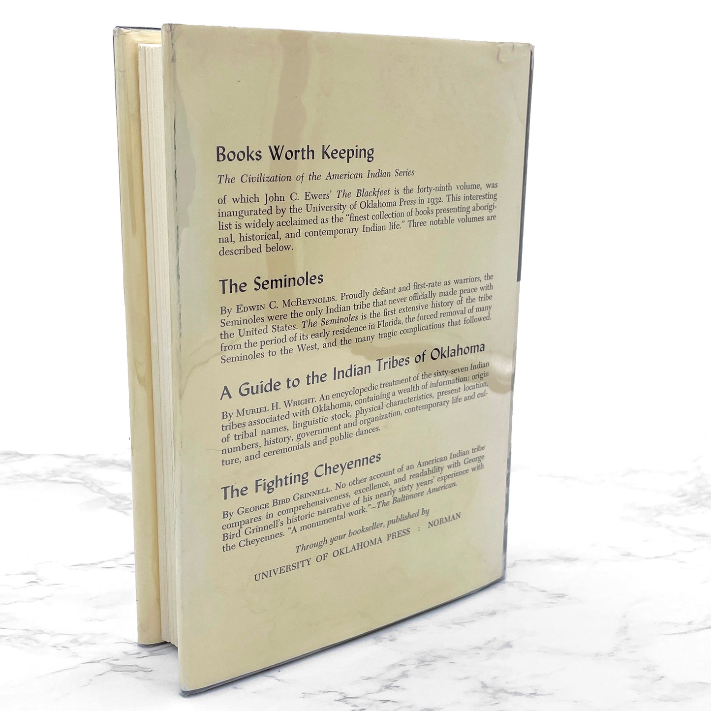 The Blackfeet: Raiders on the Northwestern Plains by John C. Ewers [FIRST EDITION] 5th Printing • 1976