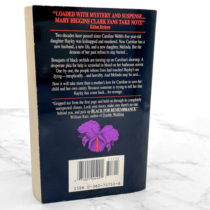 Black for Remembrance by Carlene Thompson [FIRST PAPERBACK PRINTING] 1992 • Avon