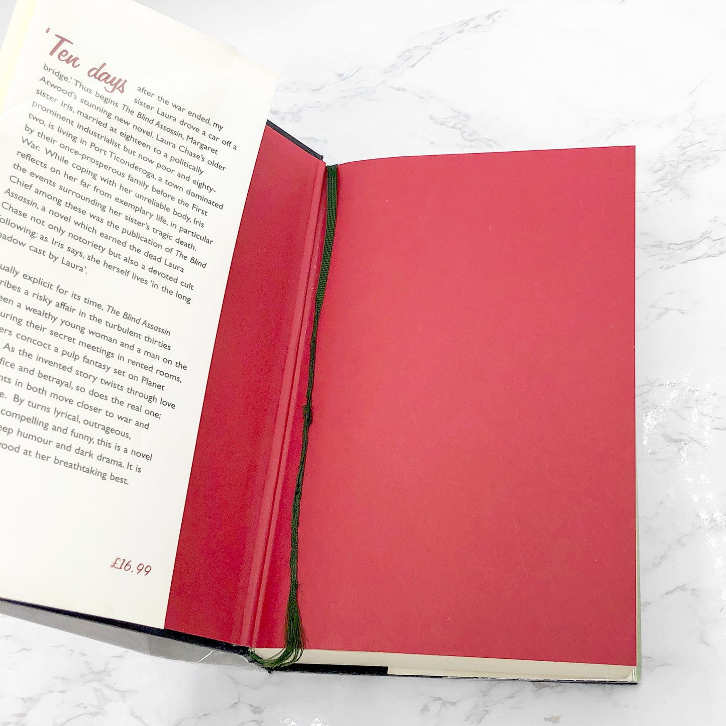 The Blind Assassin by Margaret Atwood SIGNED! [U.K. FIRST EDITION] 2000 • Bloomsbury